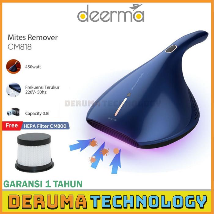 Gambar Deerma CM818 Vacuum Cleaner Vacum Pembasmi Kutu Tungau Kasur CM800 - CM818 + FILTER dari DERUMA TECHNOLOGY OFFICIAL undefined Tokopedia