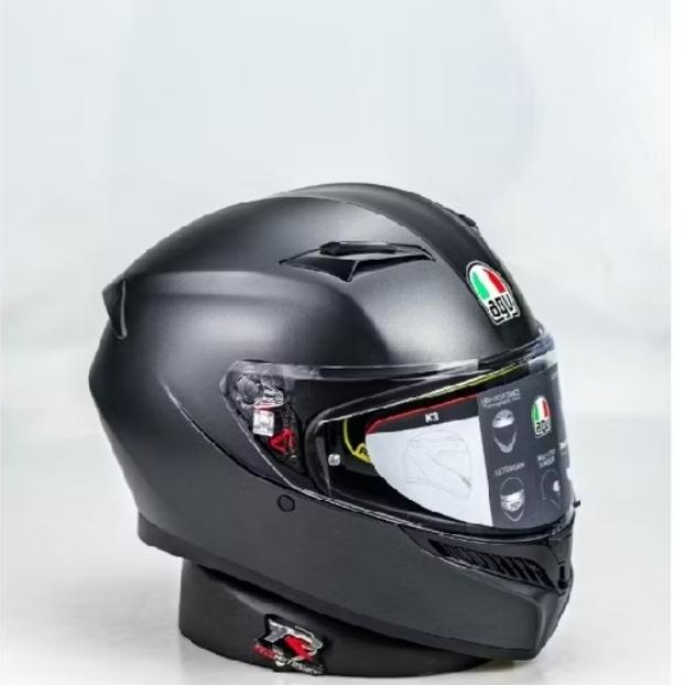 HOT Helm Agv Full Face Helmet Black Helm Agv Full Face Original