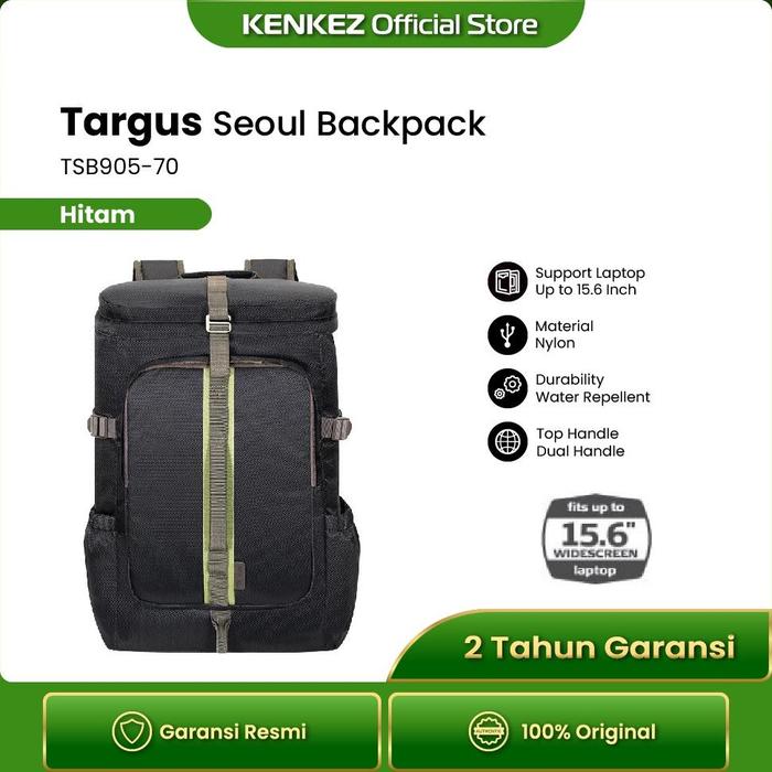 Jual Targus TSB905-70 Seoul Backpack Ransel Laptop Hitam