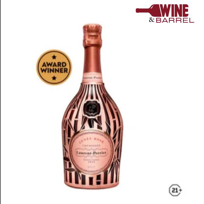 Gambar Laurent Perrier - Cuvee Rose Brut - Metal Cage - 750ml FRANCE dari Wine & Barrel undefined Tokopedia
