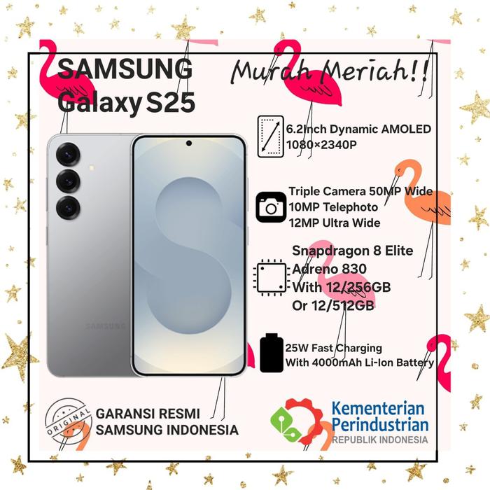 Gambar Samsung Galaxy S25 5G Garansi Resmi SEIN - Silver Shadow, 12/256GB dari Murah Meriah Gadget undefined Tokopedia