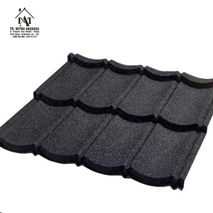 Gambar genteng metal pasir  ukuran 1000x 770 - Hitam dari TB MITRA ANGKSA undefined Tokopedia