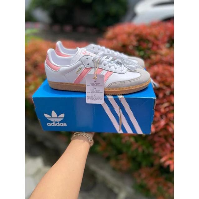 Jual Sepatu adidas Samba OG Junior Pink Spark Size 35-39 Asli