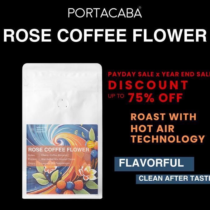 Gambar best seller !!! Kopi Laspada Mix Pangalengan Arabika Portacaba Rose Coffee Flower 200g murah - 200gr, Biji dari zubariyah stor undefined Tokopedia
