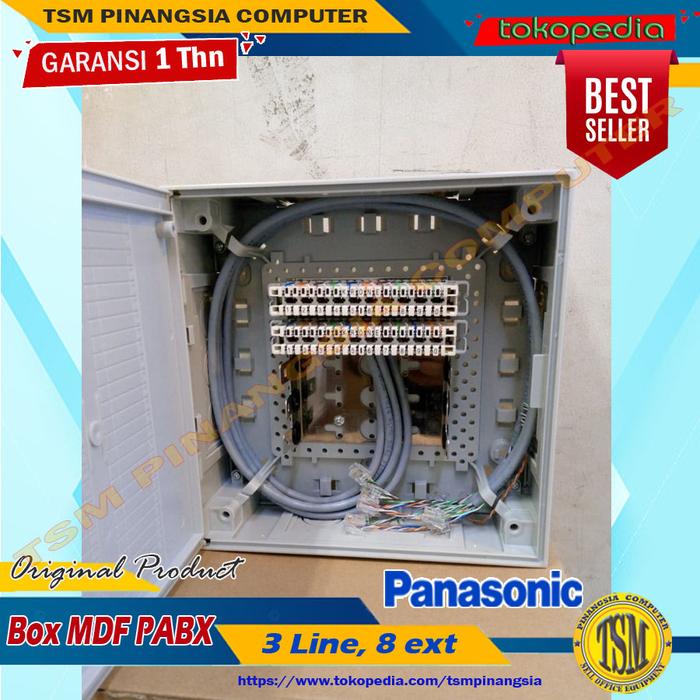 Gambar Box MDF Pabx / Box Terminal Kabel Telepon Pabx TES824 / Untuk PABX TES 824 - 3 line 8 ext dari Tsm Pinangsia Computer Glodok undefined Tokopedia