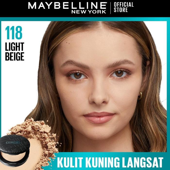 Gambar Maybelline Fit Me Matte Compact Powder Make Up Bedak Padat - 118 Light Beige dari rossa store official undefined Tokopedia