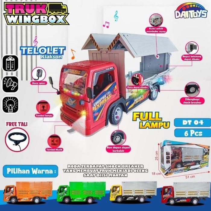 Gambar Dijamin Ori Mainan Dt 20 Dt 05 Dt 04 Wings Box Truk Mixer Bus Bis Tayo Telolet Besar Jumbo Ada Musik Bisa Bunyi Basuri Po Haryanto - Dt04 hijau, Xtra aman dari TOKOBAYA STORE undefined Tokopedia
