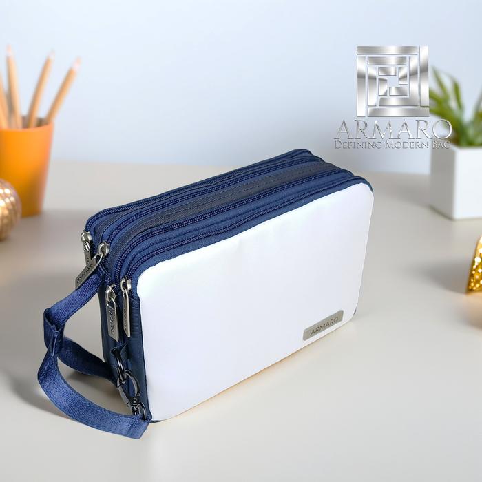 Gambar Tas Organizer - Expandable Pouch - ARMARO - RZO Series - Ver.812 - White (DB) dari Armaro Bags undefined Tokopedia