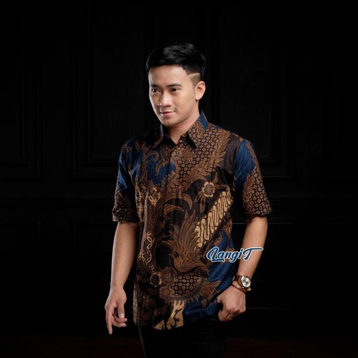 Gambar PR0m0 Baju Batik Pria Murah Kemeja Batik Pria Lengan Pendek Hem Batik Pria Batik Pekalongan XXXL Hem batik jumbo Hem batik kantor Hem batik kondangan Hem kombinasi lengan pendek Hem batik kombinasi polos Hem batik cowok Kemeja batik pria ZAMORA COLLECTION - MAHESA NAVY, 3XL dari BATIK-jawa undefined Tokopedia