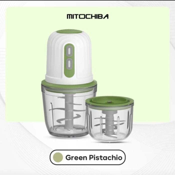 Gambar MITOCHIBA Chopper Twinchop CH60 500 Lt - Green Pistachio dari Kitchenlin undefined Tokopedia