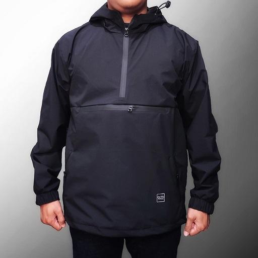 Gambar Jaket Cagoule 100 % waterproof 100% windproof - Full Black, XXL dari Ocyd Clothing undefined Tokopedia