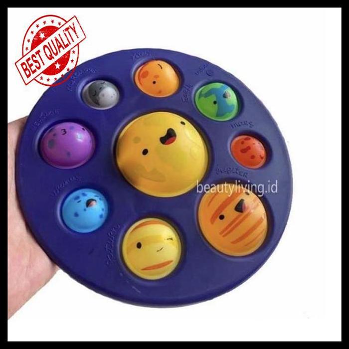 Gambar simple dimple moon planet galaxy fidget toy pop it squishy mainan anak high quality - Moon Planet dari Vana Official Store undefined Tokopedia