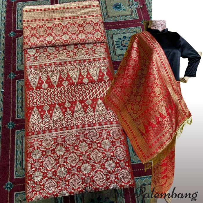 Gambar Songket Pash - Songket Lepus Benang Gold Khas Palembang - V.2 dari Songket PaSH Official Store undefined Tokopedia