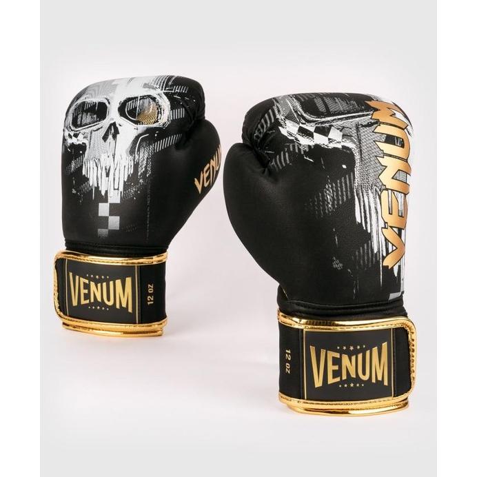 Gambar Venum Skull Boxing Gloves - Black - 10 dari Reiya Sports undefined Tokopedia