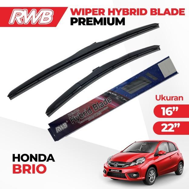 Gambar Wiper Mobil Honda Brio Sepasang - WIPER HYBRID dari Toko _Larismanis undefined Tokopedia