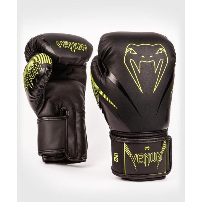 Gambar Venum Impact Boxing Gloves - Black/Neo Yellow - 10 dari Reiya Sports undefined Tokopedia