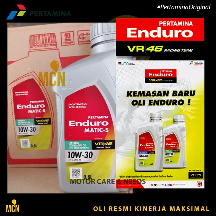 Gambar 1 Dus Enduro MATIC-S 10W-30 0.8L Oli Resmi Pertamina Batam dari MCN BATAM undefined Tokopedia