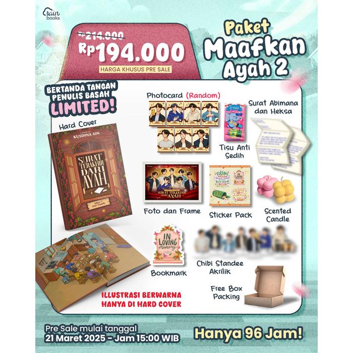 Gambar PRE ORDER - Buku Novel - After 7 Our Family (Surat Terakhir dari Ayah) - Kusdina - Rainbook - MAAFKAN AYAH 2 dari BumifiksiJogjakarta Kab. Sleman Tokopedia