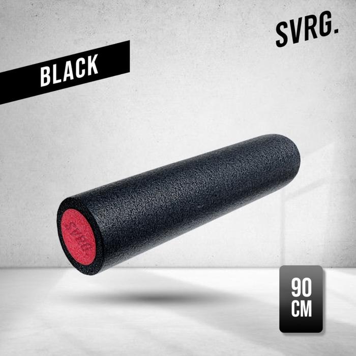 Svarga 30cm Spiky Foam Roller Massage Roller Smooth Black, 60cm