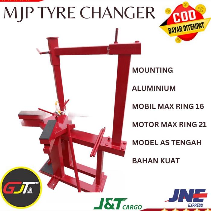 Gambar HEMAT Alat Buka pasang ban motor mobil tyre changer manual type clamp - MJP dari Mz Repair undefined Tokopedia