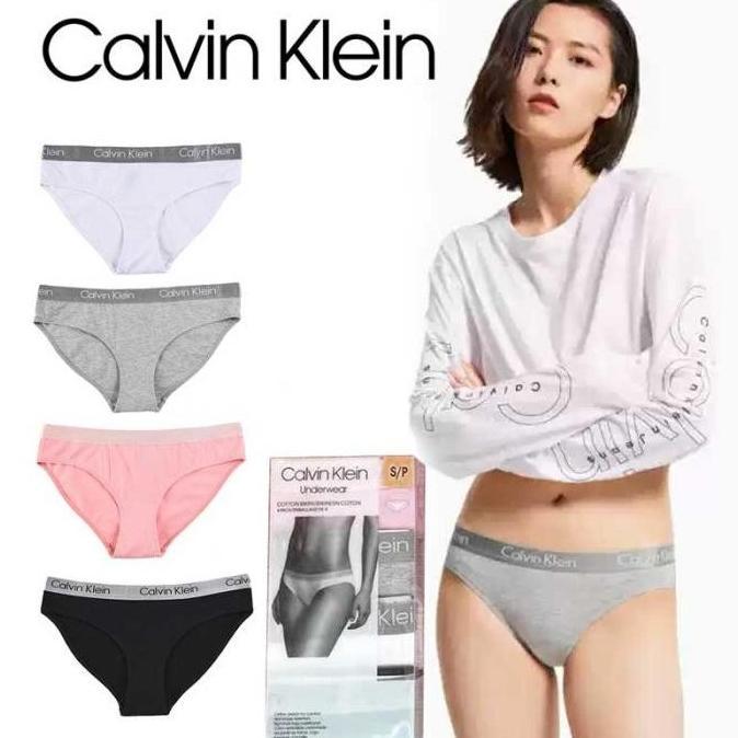 Gambar 4PCS Asli Calvin Klein Celana Dalam Wanita CK Katun Premium Women Underwear - S dari dinapuspitasari undefined Tokopedia
