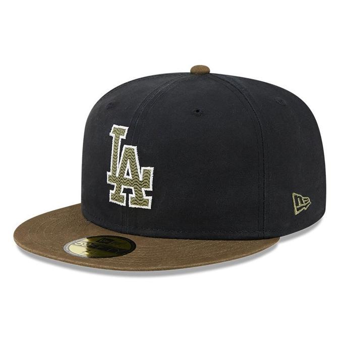 Gambar LA Dodgers Quilted Logo Black 59FIFTY Cap New Era. Topi Unisex - 7 1/4 dari Grand Luxury Goods undefined Tokopedia