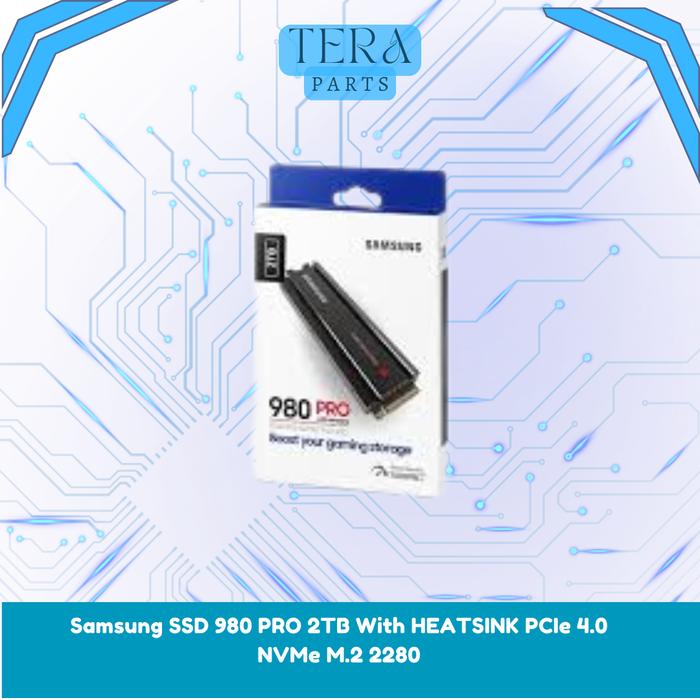 Jual Samsung SSD 980 PRO 2TB With HEATSINK PCIe NVMe 2280