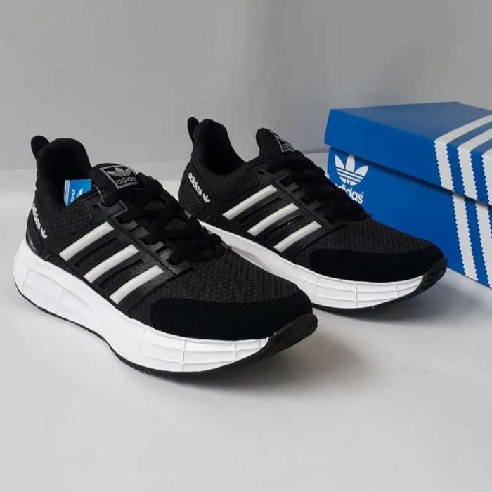 Gambar SEPATU SEKOLAH ANAK HITAM GRADE ORIGINAL ADIDAS CLOADFOAM MURAH/SEPATU ADIDAS SEKOLAH ANAK SD SMP SMA PRIA WANITA BLACK WHITE - BW ADS, 36 dari iibbuuaassiiaajh undefined Tokopedia