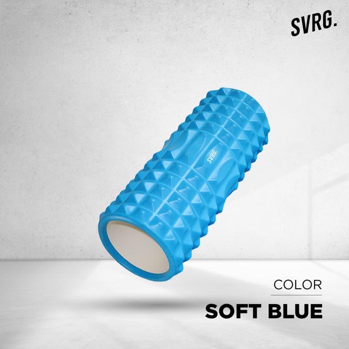 Svarga 30cm Spiky Foam Roller Massage Roller Spiky Soft Blue, 30cm
