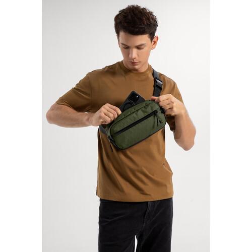 Gambar Tomtoc Aviator-T35 X-Pac Chest Crossbody Sling Bag with RFID Blocking Water-resistant Lightweight Unisex 2.5L - Hijau dari TOMTOC INDONESIA undefined Tokopedia