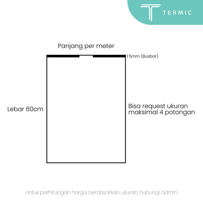Gambar TERMIC PDLC Smart Film | Kaca film pintar stiker Siap Pasang Terima Custom Ukuran - Lebar 60cm dari Termic undefined Tokopedia