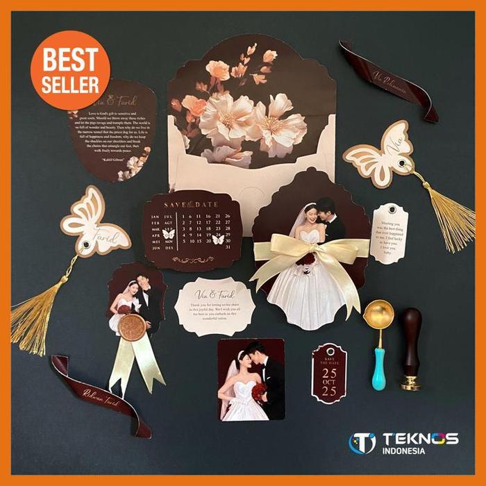 Gambar undangan pernikahan keepsake - wedding vows konten cinematic - undangan aesthetic high quality - KEEPSAKE 01 dari Grizee Mall Store undefined Tokopedia