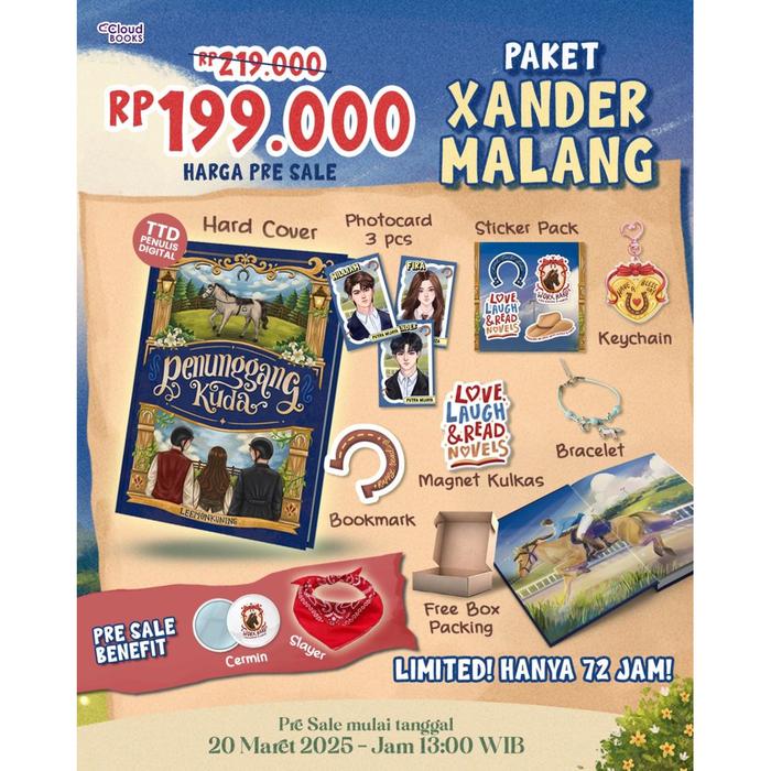 Gambar Buku Novel Penunggang Kuda - Leemonkuning - Cloud Books - Bumifiksi - Dipesan 20 Mar - XANDER MALANG dari Bumi Fiksi Makassar undefined Tokopedia