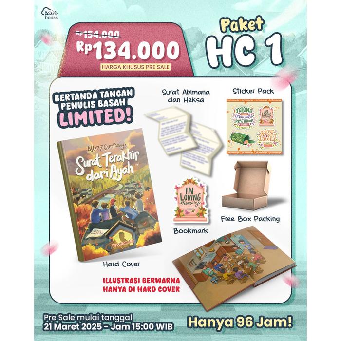 Gambar PRE ORDER - Buku Novel - After 7 Our Family (Surat Terakhir dari Ayah) - Kusdina - Rainbook - HC 1 dari BumifiksiJogjakarta Kab. Sleman Tokopedia