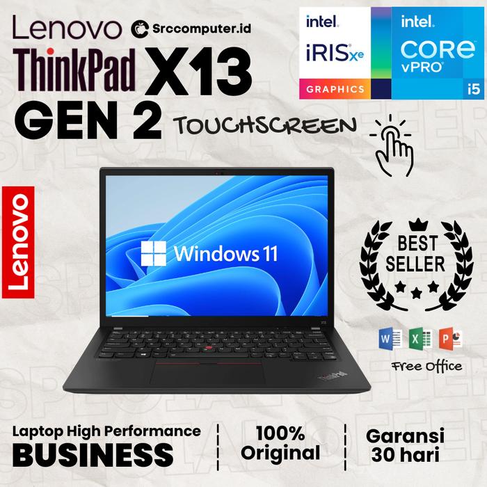 Promo Lenovo Thinkpad X13 G2-Core i7 Gen-11-RAM 16GB-1TB SSD