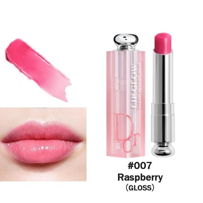 Dior Addict Lip Glow Natural Glow Custom Color Reviving Lip Balm  007 Raspberry di Mefuza Skin Tokopedia
