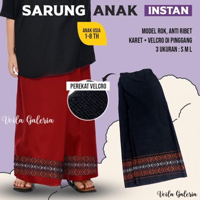 Gambar Ready Sarung Anak Instan Model Rok Praktis Anti Ribet Instant Untuk Sholat Ngaji Sunat - S, Biru dari Farhan Decul Shop undefined Tokopedia