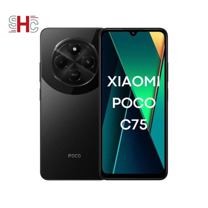 Gambar Xiaomi Poco C75 Ram 6/128GB Garansi Resmi - Hitam, 6/128GB dari SINAR HARAPAN CELLULER undefined Tokopedia