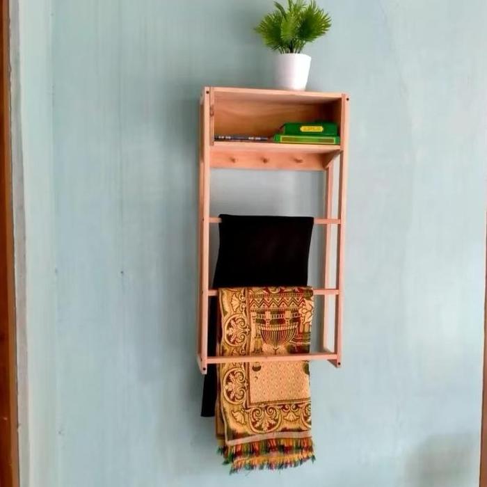 Gambar Model Baru Model Berdiri Model Gantung Rak Mukena Minimalis - Tempat Mukena Dan Sajadah Murah!!!!!! - Gantung T 60cm dari yanshop 007 undefined Tokopedia