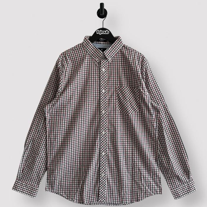 Gambar Ben Sherman House Checked Shirt Red White Original - Red White, L dari fajrauls undefined Tokopedia