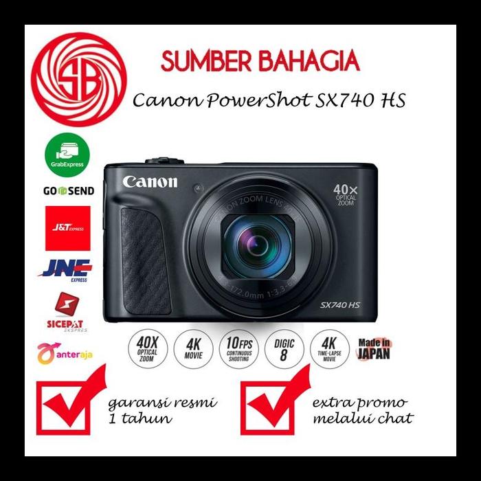 Kamera Canon Powershot Sx740 Camera Canon Pocket Ps-sx 740 Hs 20mp