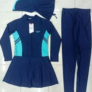 Gambar BEST PRODUK BAJU RENANG DEWASA MUSLIMAH (SIZE M-XXL) SELAMAT BERBELANJA - Biru Muda, M dari jupri colection undefined Tokopedia