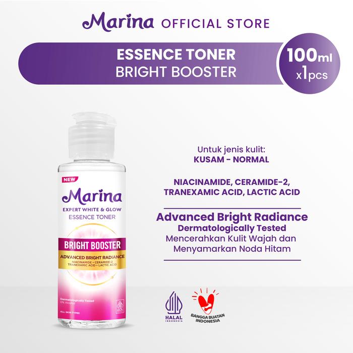 Gambar Marina Essence Toner Expert White and Glow 100ml [1pcs] - Bright Booster dari TempoStore Kota Administrasi Jakarta Timur Tokopedia