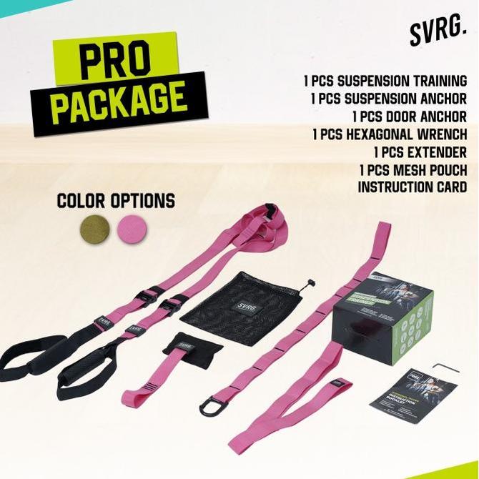 Gambar Sale! TRX Pro & Basic | Svarga Power Suspension Training | Gym | Fitness - Pro - Pink dari ardanardhatama undefined Tokopedia