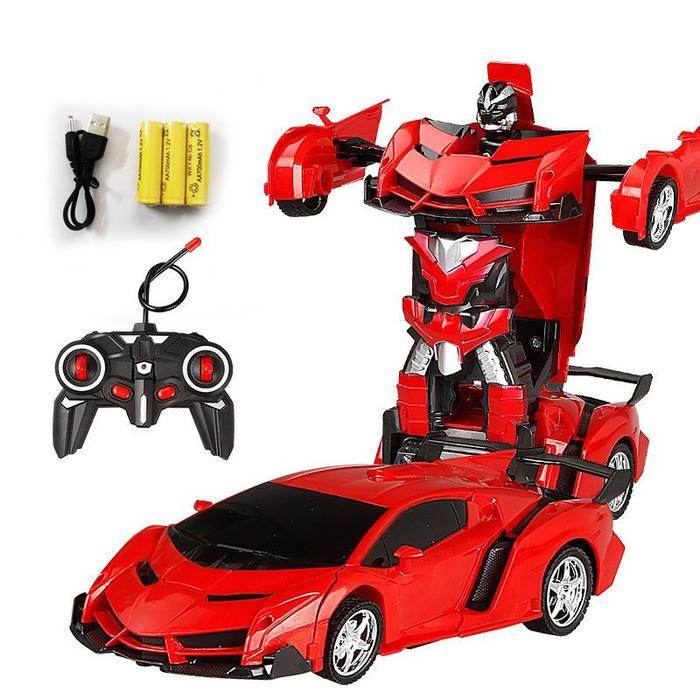 Gambar 【Cod】Rc Transformer 1: 18 Mobil Remote Control Jadi Robot Rechargeable Mainan Anak Terbaru Best Quality Asli 100% Original - Merah dari ZPKUUAbvhg8793 undefined Tokopedia