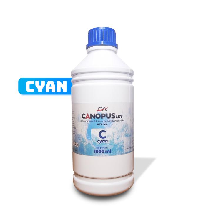 Gambar CANOPUS Lite Tinta Refill / Isi Ulang Printer Epson,Canon dll - 1000 Ml (1 Liter) - Biru dari Wahana Data Surabaya undefined Tokopedia