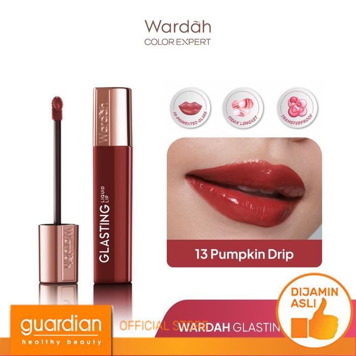 Gambar Wardah Glasting Liquid Lip 13 Pumpkin Drip 4Gr dari Guardian Official Store undefined Tokopedia