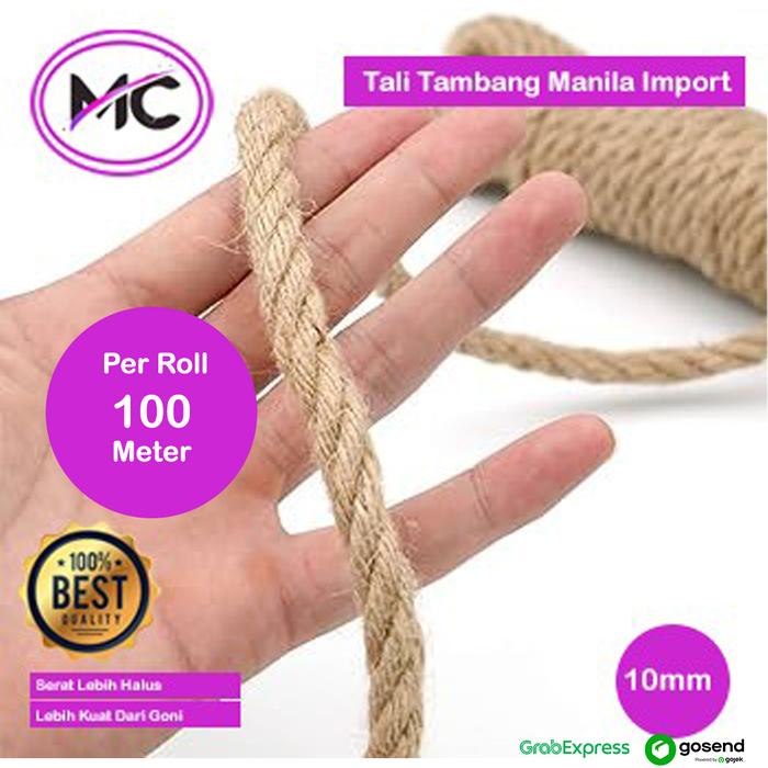 Jual Tali Tambang Manila Per Roll Ukuran Besar Sedang Kecil Tali Tampar ...