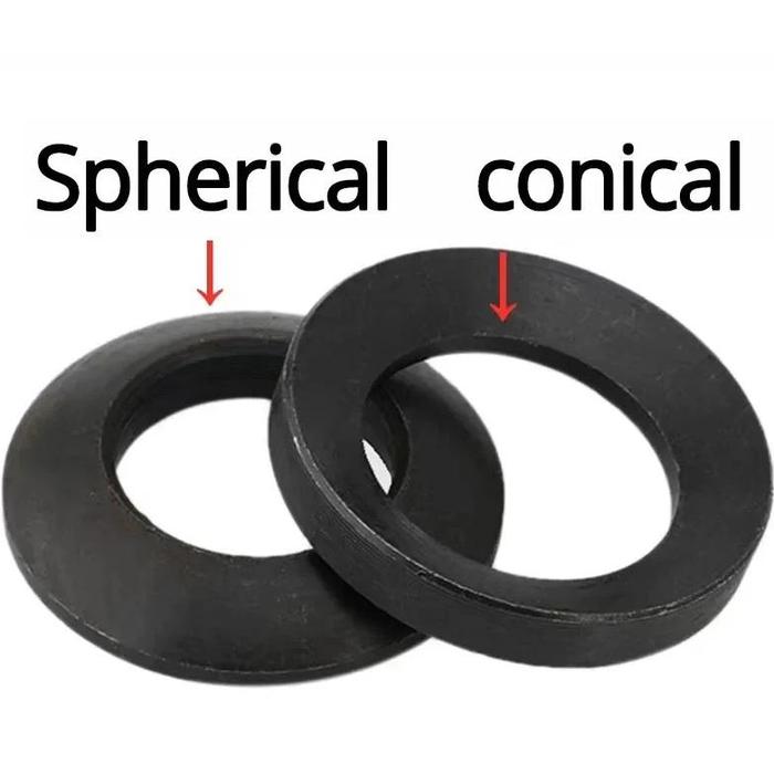 M6 M8 M10 M12 M16 M20 M24 Conische Sferische Ring Verzonken Ring Roestvrij Staal Concave Bolle Kegel Pakking (Color : Spherical Stainless, Size : M20 ( 2Pcs M6 M8 M10 M12 M16 M20 M24 Conische Sferische Ring Verzonken Ring Roestvrij Staal Concave Bolle Kegel Pakking (Color : Spherical Stainless, Size : M20 ( 2Pcs