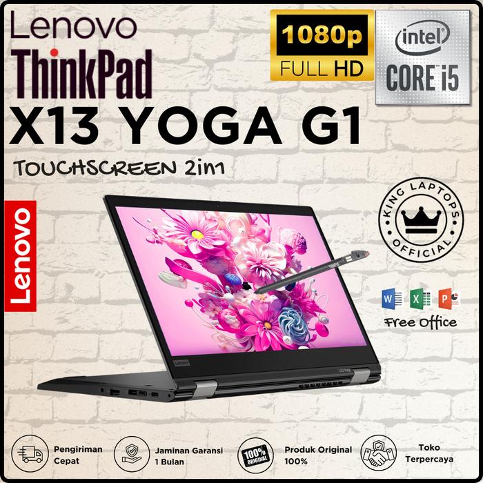 Promo Lenovo Thinkpad X13 Yoga Gen 1 Core i5 10th RAM 16GB SSD